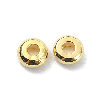 Brass Spacer Beads X-KK-P232-11G-1