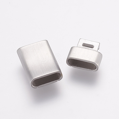Tarnish Resistant 304 Stainless Steel Bayonet Clasps STAS-E144-058P-1