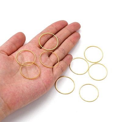 Brass Linking Rings X-EC18725MM-G-NF-1