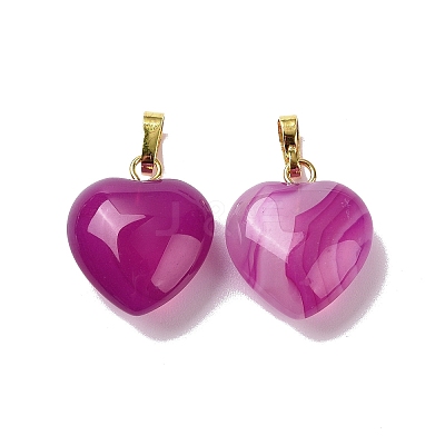 Natural Agate Pendants G-I311-A34-G-1