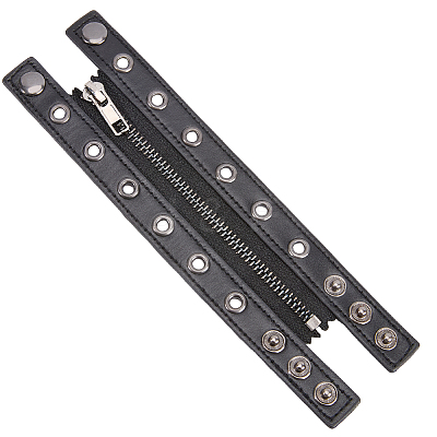 Punk PU Leather Cord Bracelets BJEW-WH20008-12C-1