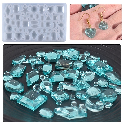 Silicone Cabochon Molds X-DIY-L005-12-1