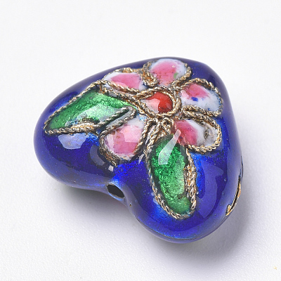 Handmade Cloisonne Beads X-CLB-S006-08-1
