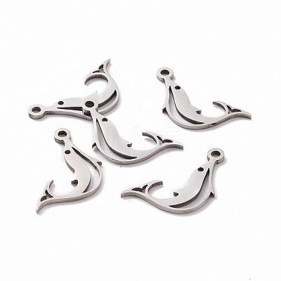 Tarnish Resistant 201 Stainless Steel Pendants STAS-S105-JN372-1-14-1