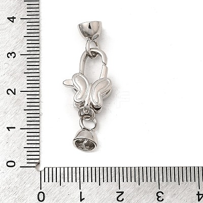 Brass Lobster Claw Clasps KK-U059-50P-1