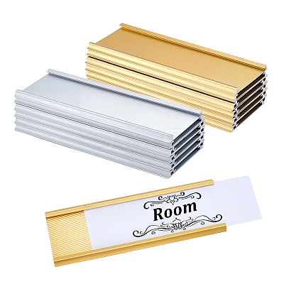 20Pcs 2 Colors Aluminium Alloy Commodity Label Display ODIS-NB0001-59-1