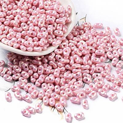 Spray Painted Opaque Acrylic Beads MACR-K359-12D-1