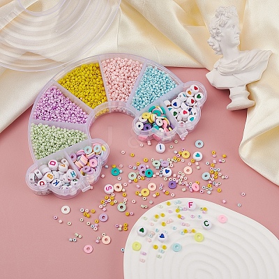 DIY Glass Seed Beads Bracelet Making Kit DIY-YW0004-82-1