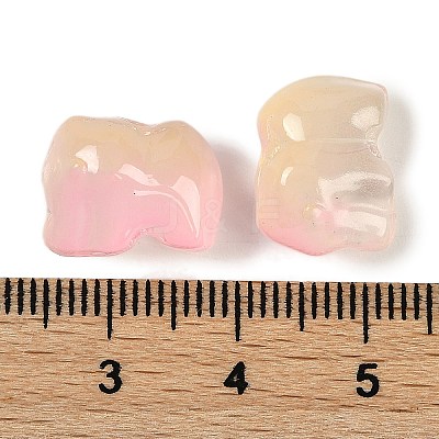 Spray Painted Glass Beads GLAA-Z007-04K-1