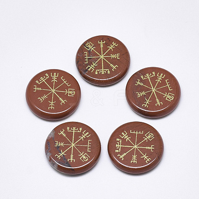 Natural Red Jasper Cabochons G-T122-39J-1