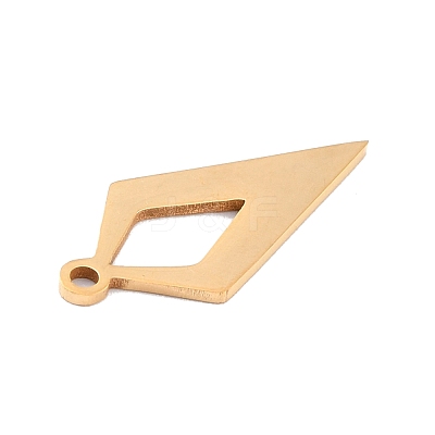 Ion Plating(IP) 201 Stainless Steel Pendants STAS-K003-14G-03-1