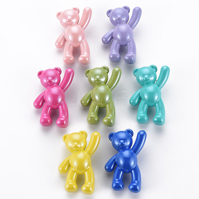 Opaque Acrylic Pendants X-PACR-ZX016-08-1