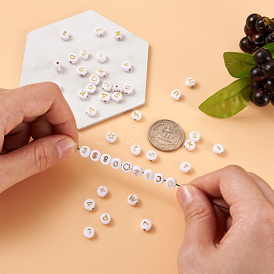 1860Pcs Plating Acrylic Beads PACR-PJ0001-01-1