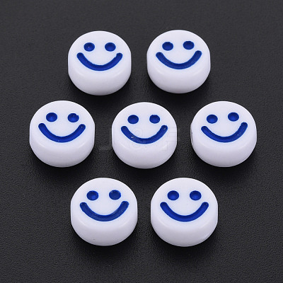 Opaque Acrylic Beads MACR-N008-55-C02-1