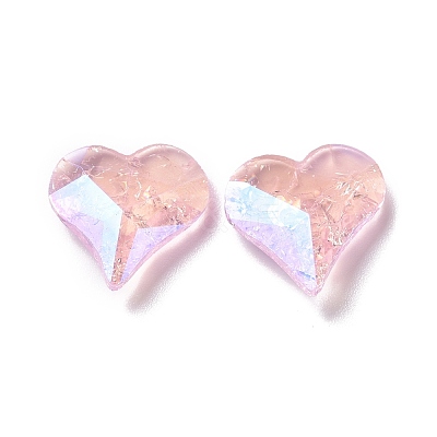 Crackle Moonlight Style Glass Rhinestone Cabochons RGLA-J017-B-223IO-1
