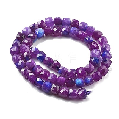Natural Quartz Imitation Sugilite Beads Strands G-C179-B07-01-1