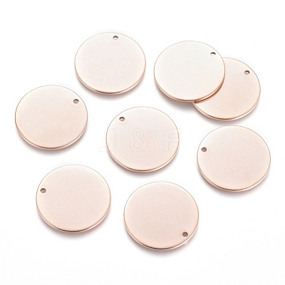 Ion Plating(IP) 304 Stainless Steel Pendants STAS-I124-03B-RG-1