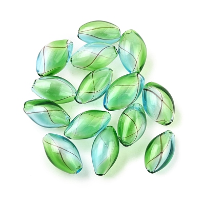 Transparent Handmade Blown Glass Globe Beads GLAA-T012-06-1