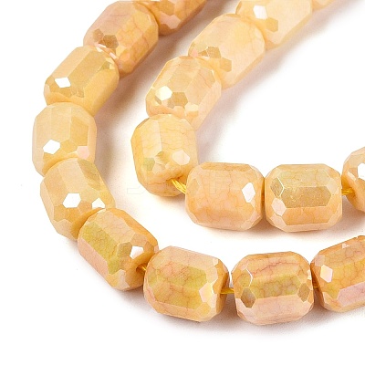 Anti-Tarnish Electroplate Glass Beads Strands EGLA-N027-03A-09-1