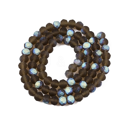 Transparent Glass Beads Strands LS-EGLA-A044-T6mm-MB16-1