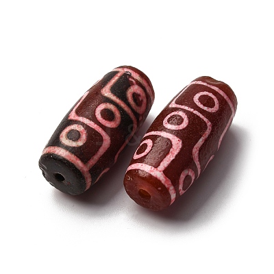 Tibetan Style dZi Beads TDZI-NH0001-E07-06F-1