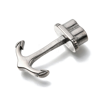 304 Stainless Steel Anchor Hook Clasps STAS-F356-11AS-02-1