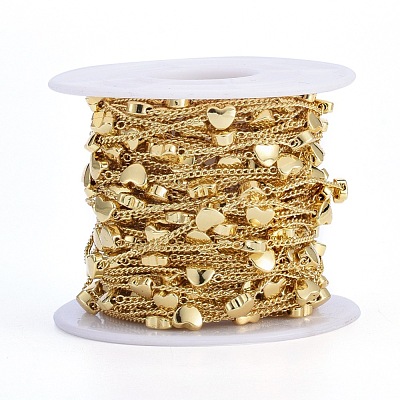 Handmade Brass Twisted Chains CHC-I006-06G-1