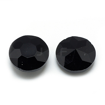 Pointed Back Glass Rhinestone Cabochons RGLA-T029-14mm-23-1