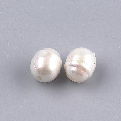 Acrylic Imitation Pearl Beads OACR-S024-22-1