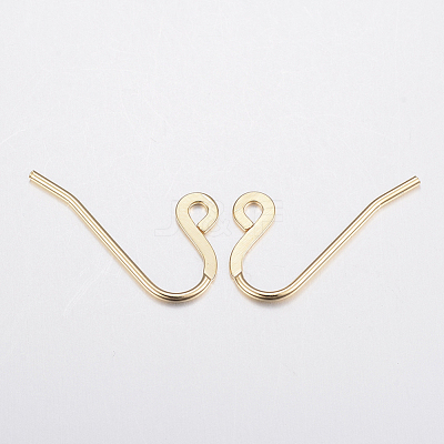 304 Stainless Steel Earring Hooks X-STAS-H436-07-1