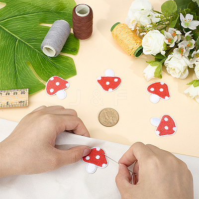 5Pcs Polyester Clothing Patches PATC-CY0001-42-1