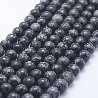 Natural Dyed Sesame Jasper Beads Strands G-E443-A08-1