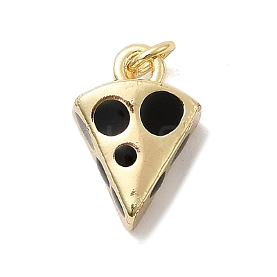 Brass Enamel Charms KK-P338-20G-02-1