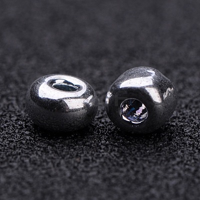 12/0 Electroplate Glass Seed Beads SEED-Q003-02-1