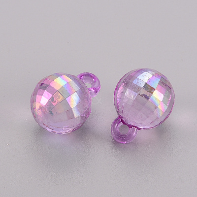Transparent Acrylic Beads X-TACR-S154-44C-1