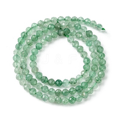 Natural Green Strawberry Quartz Beads Strands X-G-Z034-A02-03-1