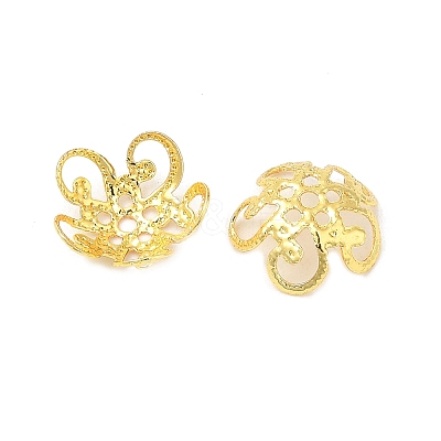 Brass Beads Cap KK-H446-03G-01-1