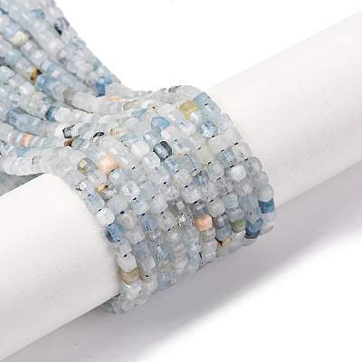Natural Aquamarine Beads Strands G-G003-B02-01-1