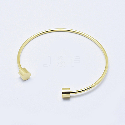 Eco-Friendly 316 Surgical Stainless Steel Cuff Bangle Making STAS-J038-25G-1