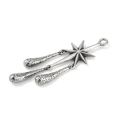 316 Surgical Stainless Steel Big Pendants X-STAS-G349-16AS-1
