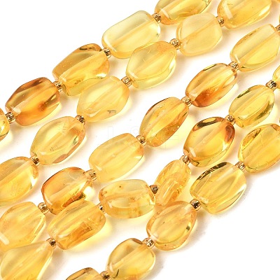 Natural Amber Beads Strands G-K376-G03-03-1