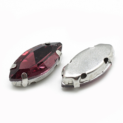 Sew on Rhinestone RGLA-T034-4x15mm-18-1
