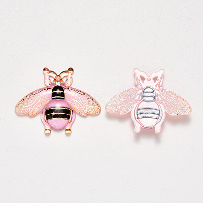 Transparent Acrylic Pendants X-TACR-R140-07C-1
