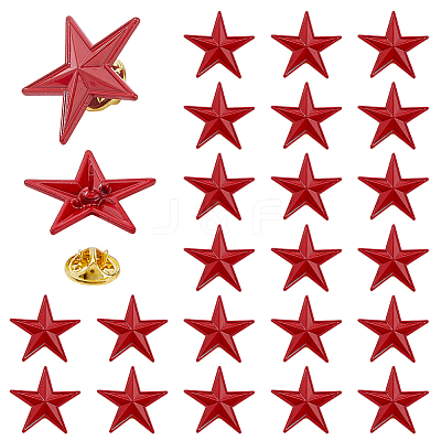 24 Sets Enamel Pins JEWB-FH0003-08-1