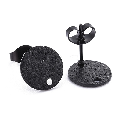 304 Stainless Steel Stud Earring Findings STAS-Z021-B-01EB-1