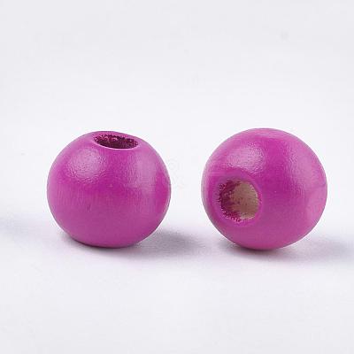 Natural Wood Beads WOOD-Q030-57A-1