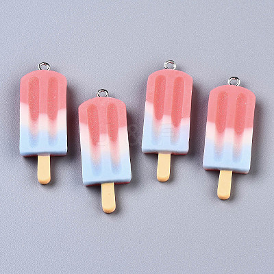 Rainbow Resin Pendants LS-X-CRES-S359-30C-1