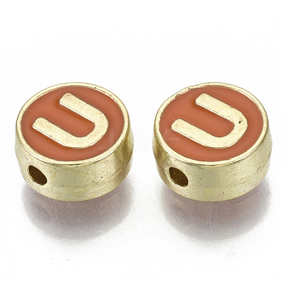 Alloy Enamel Beads ENAM-S122-028U-NR-1