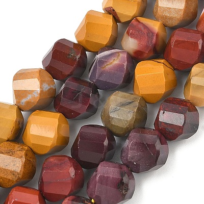 Natural Mookaite Beads Strands G-C267-B04-1