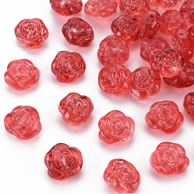 Transparent Baking Paint Glass Beads X-GLAA-S190-022-A01-1